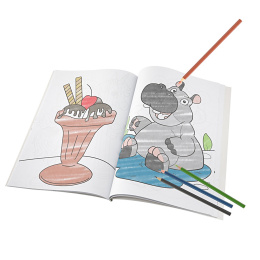 Malbuch für Kinder A4 in der Gruppe Kids / Spaß und Lernen / Mal- und Bastelbücher bei Pen Store (128515)