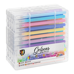 Gelschreiber 48 Stk (Glitter/Neon/Metallic/Pastel) in der Gruppe Kids / Stifte für Kinder / Schreibstifte für Kinder bei Pen Store (128516)