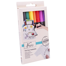 Textilmarker 8-set in der Gruppe Basteln & Hobby / Farben / Textilmarker bei Pen Store (128519)