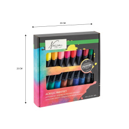 Acrylfarbe 26 ml 18-set in der Gruppe Künstlerbedarf / Künstlerfarben / Acrylfarbe bei Pen Store (128540)