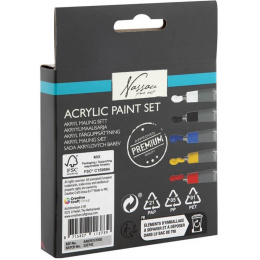 Acrylfarben 12 ml 5-set in der Gruppe Künstlerbedarf / Künstlerfarben / Acrylfarbe bei Pen Store (128543)