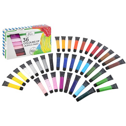 Acrylfarbenm 20 ml 36-set in der Gruppe Künstlerbedarf / Künstlerfarben / Acrylfarbe bei Pen Store (128547)