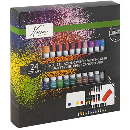 Classic Acrylfarben 24-set (12 ml) in der Gruppe Künstlerbedarf / Künstlerfarben / Acrylfarbe bei Pen Store (128550)