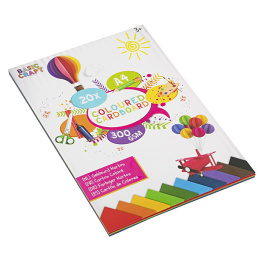 Farbkarton 300g A4 20 Blatt in der Gruppe Kids / Spaß und Lernen / Zeichenblöcke und Papier für Kinder bei Pen Store (128572)