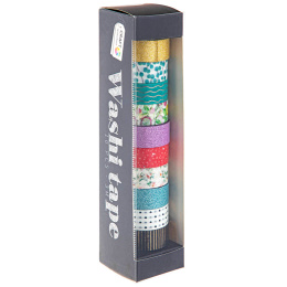 Washi Tape 10 rollen Foil & Glitter #2 in der Gruppe Kids / Spaß und Lernen / Klebeband für Kinder bei Pen Store (128585)