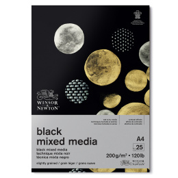 Mixed Media Black Pad A4 200g in der Gruppe Papier & Blöcke / Künstlerblöcke / Mischtechnikblock bei Pen Store (128599)