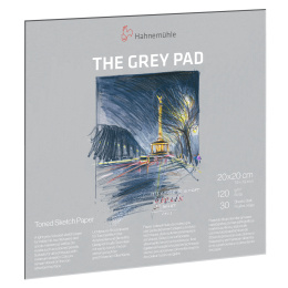 The Grey Pad Skizzenblock 20x20 cm 120g in der Gruppe Papier & Blöcke / Künstlerblöcke / Buntes Papier bei Pen Store (128671)