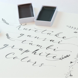 Gansai Tambi Akvarell 6er-set Graphite Colors in der Gruppe Künstlerbedarf / Künstlerfarben / Aquarell / Aquarellfarbe im Napf bei Pen Store (128725)