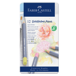 Goldfaber Aqua Aquarellstifte 12er-Set Pastel in der Gruppe Stifte / Künstlerstifte / Aquarellstifte bei Pen Store (128726)