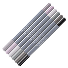 Goldfaber Aqua Dual Marker 6er-Set Shades of grey in der Gruppe Stifte / Künstlerstifte / Marker bei Pen Store (128729)