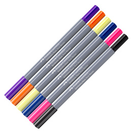Goldfaber Aqua Dual Marker 6er-Set Fantasy in der Gruppe Stifte / Künstlerstifte / Marker bei Pen Store (128733)