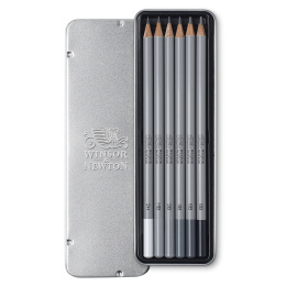 Studio Collection Bleistifte 6er-Set in der Gruppe Künstlerbedarf / Buntstifte und Bleistifte / Grafit- und Bleistifte bei Pen Store (128758)