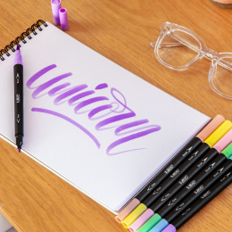 Intensity Dual Tip Pastel 6er-Set in der Gruppe Stifte / Künstlerstifte / Pinselstifte bei Pen Store (128859)
