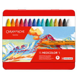 Neocolor I Pastellkreiden 15er-Set in der Gruppe Künstlerbedarf / Buntstifte und Bleistifte / Ölpastellkreide bei Pen Store (128891)