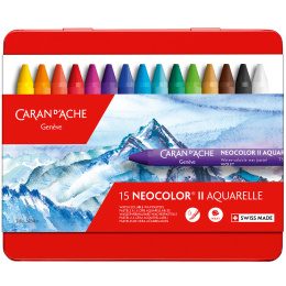 Neocolor II Aquarelle 15er-Set in der Gruppe Künstlerbedarf / Buntstifte und Bleistifte / Ölpastellkreide bei Pen Store (128898)