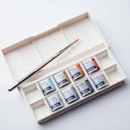 Cotman Aquarellfarbe Metallic Set 8 ½ - Näpfe in der Gruppe Künstlerbedarf / Künstlerfarben / Aquarell bei Pen Store (129129)