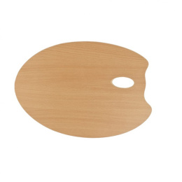 Holzpalette Oval 30 x 40 cm in der Gruppe Künstlerbedarf / Atelier / Mischpaletten bei Pen Store (129181)