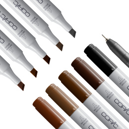 Ciao 5+1 Fineliner Hair Tones 2 in der Gruppe Stifte / Künstlerstifte / Marker bei Pen Store (129235) Ciao 5+1 Fineliner Hair Tones 2 in der Gruppe Stifte / Künstlerstifte / Marker bei Pen Store (129235)