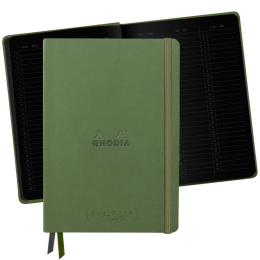 GoalBook Creation A5 Sage (Schwarzes Papier) in der Gruppe Papier & Blöcke / Schreiben und Notizen / Notizbücher bei Pen Store (129309)