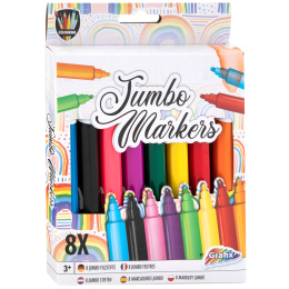 Jumbo -Marker, 8 stk in der Gruppe Kids / Stifte für Kinder / Filzstifte für Kinder bei Pen Store (129335)