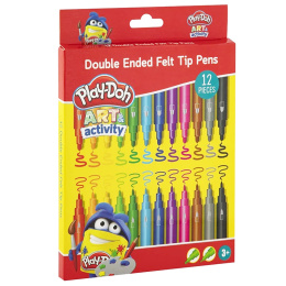 Zweispitz-Fasermaler 12-set in der Gruppe Kids / Stifte für Kinder / Filzstifte für Kinder bei Pen Store (129340)