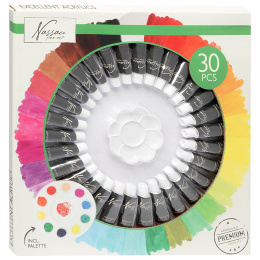 Acrylfarben-Set 30x12ml in der Gruppe Künstlerbedarf / Künstlerfarben / Acrylfarbe bei Pen Store (129364)