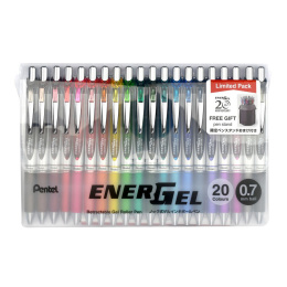 Energel Deluxe RTX Rollerball 07 20er-Pack in der Gruppe Stifte / Schreiben / Gelschreiber bei Pen Store (129493)