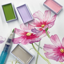 Gansai Tambi Akvarell 100er-Set in der Gruppe Künstlerbedarf / Künstlerfarben / Aquarell / Aquarellfarbe im Napf bei Pen Store (129541)