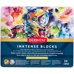 Inktense Blocks 24er-Set in der Gruppe Stifte / Künstlerstifte / Aquarellstifte bei Pen Store (129545)