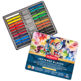 Inktense Blocks 24er-Set in der Gruppe Stifte / Künstlerstifte / Aquarellstifte bei Pen Store (129545)