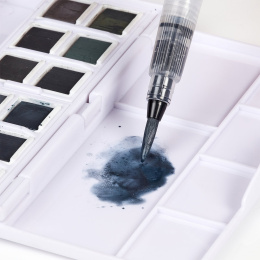 Tinted Charcoal Paint Pan Set 12 1/2-Näpfe in der Gruppe Künstlerbedarf / Künstlerfarben / Aquarell / Aquarellfarbe im Napf bei Pen Store (129568)