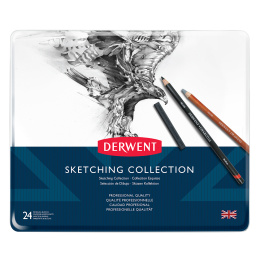 Sketching Collection 24er-Set in der Gruppe Künstlerbedarf / Buntstifte und Bleistifte / Kohlestifte und Zeichenkohle bei Pen Store (129575)