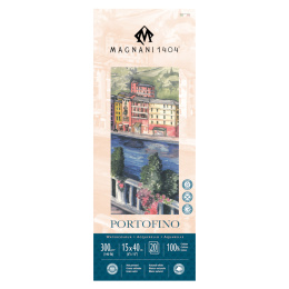Aquarellpapier Portofino 100% Baumwolle 300g Satin 15x40cm 20 Sheets in der Gruppe Papier & Blöcke / Künstlerblöcke / Aquarellpapier bei Pen Store (129682)