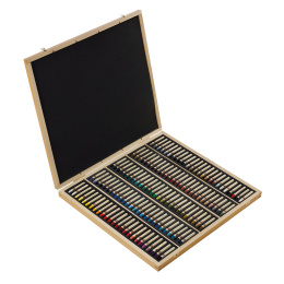 Ölpastel 5ml 120er-Set Holzbox in der Gruppe Künstlerbedarf / Buntstifte und Bleistifte / Ölpastellkreide bei Pen Store (129812)