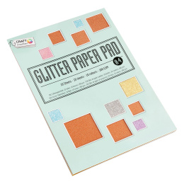 Farbiger Glitzerpapierblock A4 10 Blatt in der Gruppe Kids / Spaß und Lernen / Zeichenblöcke und Papier für Kinder bei Pen Store (130039)