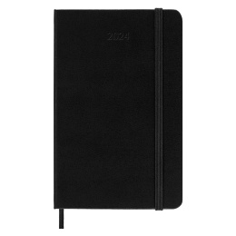 12M Weekly Notebook Hardcover Pocket Black in der Gruppe Papier & Blöcke / Kalender und Terminkalender / 12 Monate Tageskalender bei Pen Store (130164)