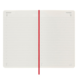 12M Daily Kalender Softcover Large Red in der Gruppe Papier & Blöcke / Kalender und Terminkalender / 12 Monate Tageskalender bei Pen Store (130188)