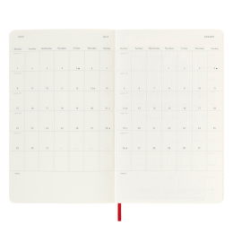 12M Daily Kalender Softcover Large Red in der Gruppe Papier & Blöcke / Kalender und Terminkalender / 12 Monate Tageskalender bei Pen Store (130188)