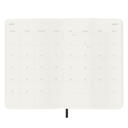 12M Monthly Kalender Softcover Pocket Black in der Gruppe Papier & Blöcke / Kalender und Terminkalender / 12 Monate Tageskalender bei Pen Store (130190)