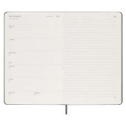 12M M+ Digital Planner Weekly Note Large Black in der Gruppe Papier & Blöcke / Kalender und Terminkalender / 12 Monate Tageskalender bei Pen Store (130205)