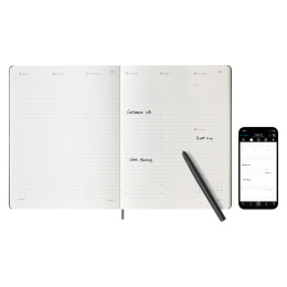 12M M+ Digital Planner Weekly Note XL Black in der Gruppe Papier & Blöcke / Kalender und Terminkalender / 12 Monate Tageskalender bei Pen Store (130206)