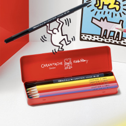 Keith Haring Limited Edition Colour Set in der Gruppe Stifte / Künstlerstifte / Buntstifte bei Pen Store (130246)
