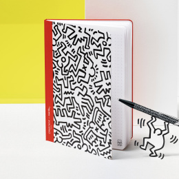 Keith Haring Limited Edition Sketchbook A5 in der Gruppe Papier & Blöcke / Künstlerblöcke / Skizzenbücher bei Pen Store (130247)