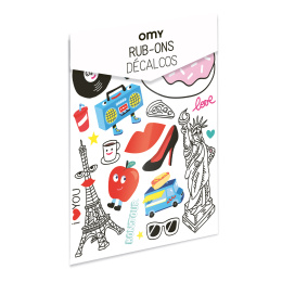 Rub on Stickers City in der Gruppe Kids / Spaß und Lernen / Stickers bei Pen Store (130289)