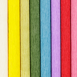 Krepppapier Grundfarben 8 Blatt in der Gruppe Papier & Blöcke / Künstlerblöcke / Buntes Papier bei Pen Store (130293)