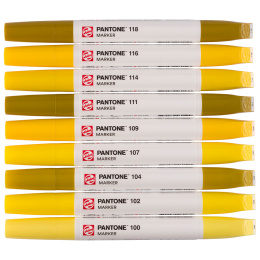 Marker 9er Set Yellow in der Gruppe Stifte / Künstlerstifte / Marker bei Pen Store (130483)