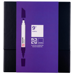 Marker 9er Set Purple in der Gruppe Stifte / Künstlerstifte / Marker bei Pen Store (130484)