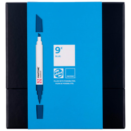 Marker 9er Set Blue in der Gruppe Stifte / Künstlerstifte / Marker bei Pen Store (130485)
