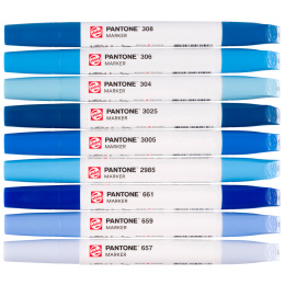 Marker 9er Set Blue in der Gruppe Stifte / Künstlerstifte / Marker bei Pen Store (130485)