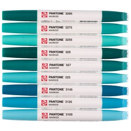 Marker 9er Set Blue Green in der Gruppe Stifte / Künstlerstifte / Marker bei Pen Store (130486)
